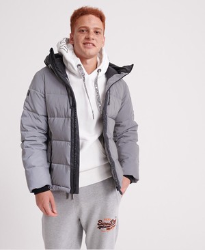 Superdry Reflector Padded Férfi Kabát Titán | LDSZX2836